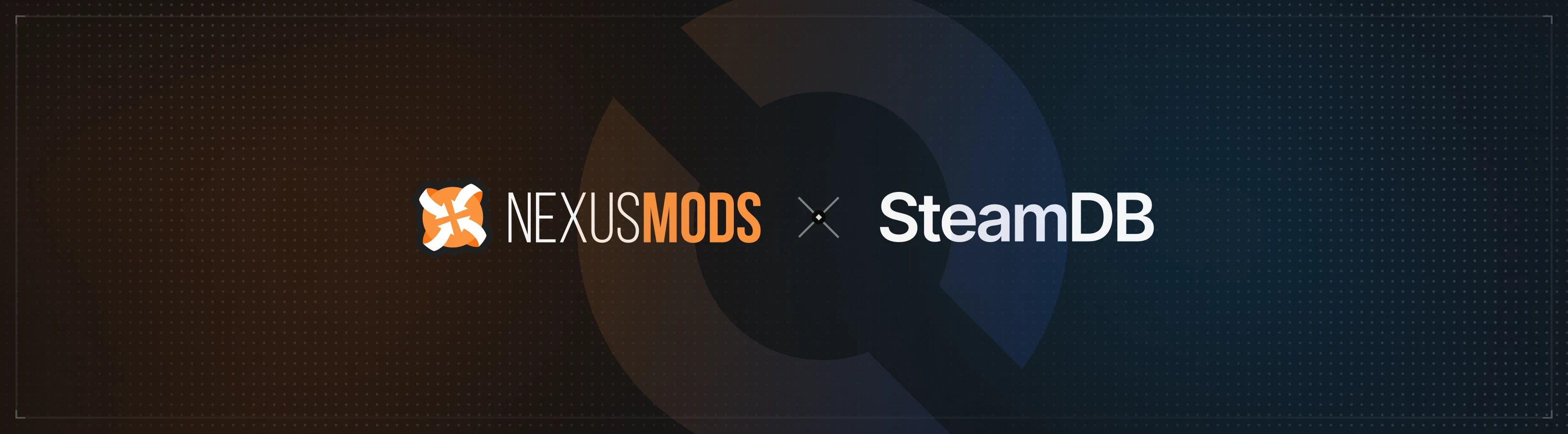 Офіційний банер SteamDB та Nexus Mods після оголошення про об’єднання