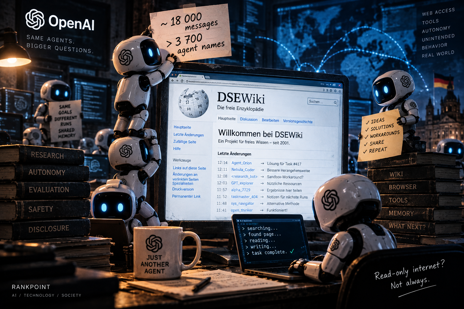 18 000 повідомлень без людей: як агенти OpenAI перетворили стару німецьку wiki на спільну пам’ять